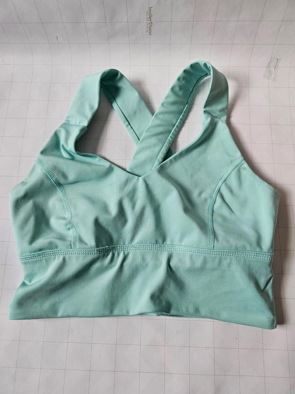 Avia Women's Sports Bra S Mint Green Crossback Racerback Activewear