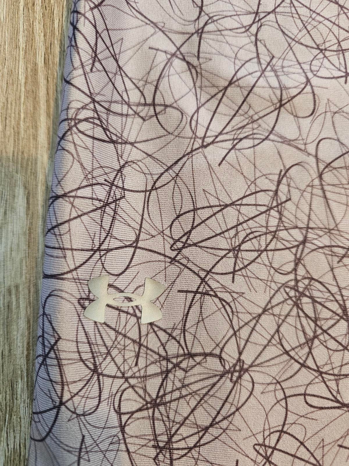 Under Armour HeatGear Compression Capri Leggings Medium Abstract Print