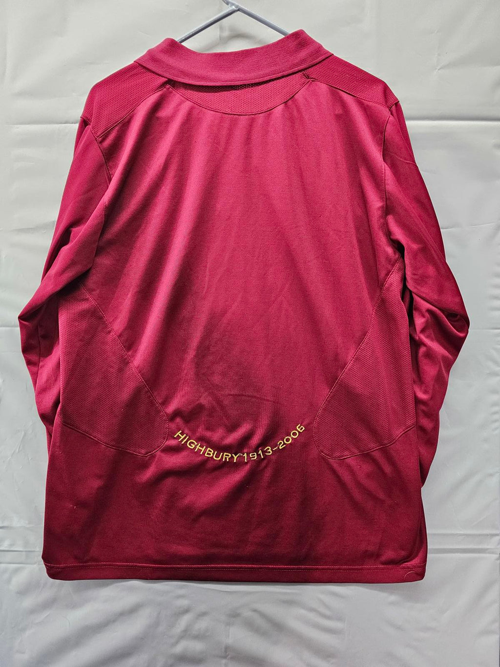 Arsenal Highbury 1913–2006 Commemorative Jersey Barclays Patch, Maroon, 3XL