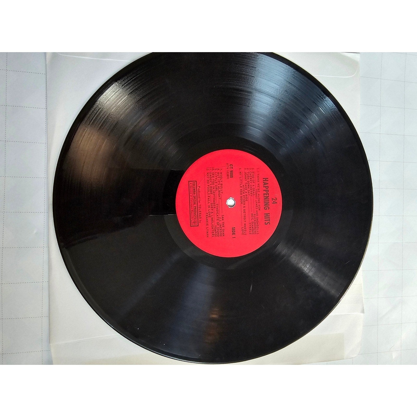 24 Happening Hits Vinyl Record LP Compilation Music Album Collectible