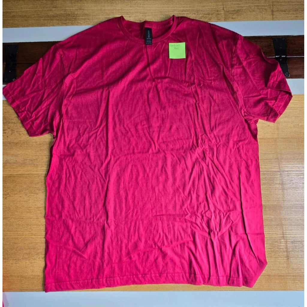NEW Gildan Softstyle Cardinal Red T Shirt Size 2XL Unisex Cotton