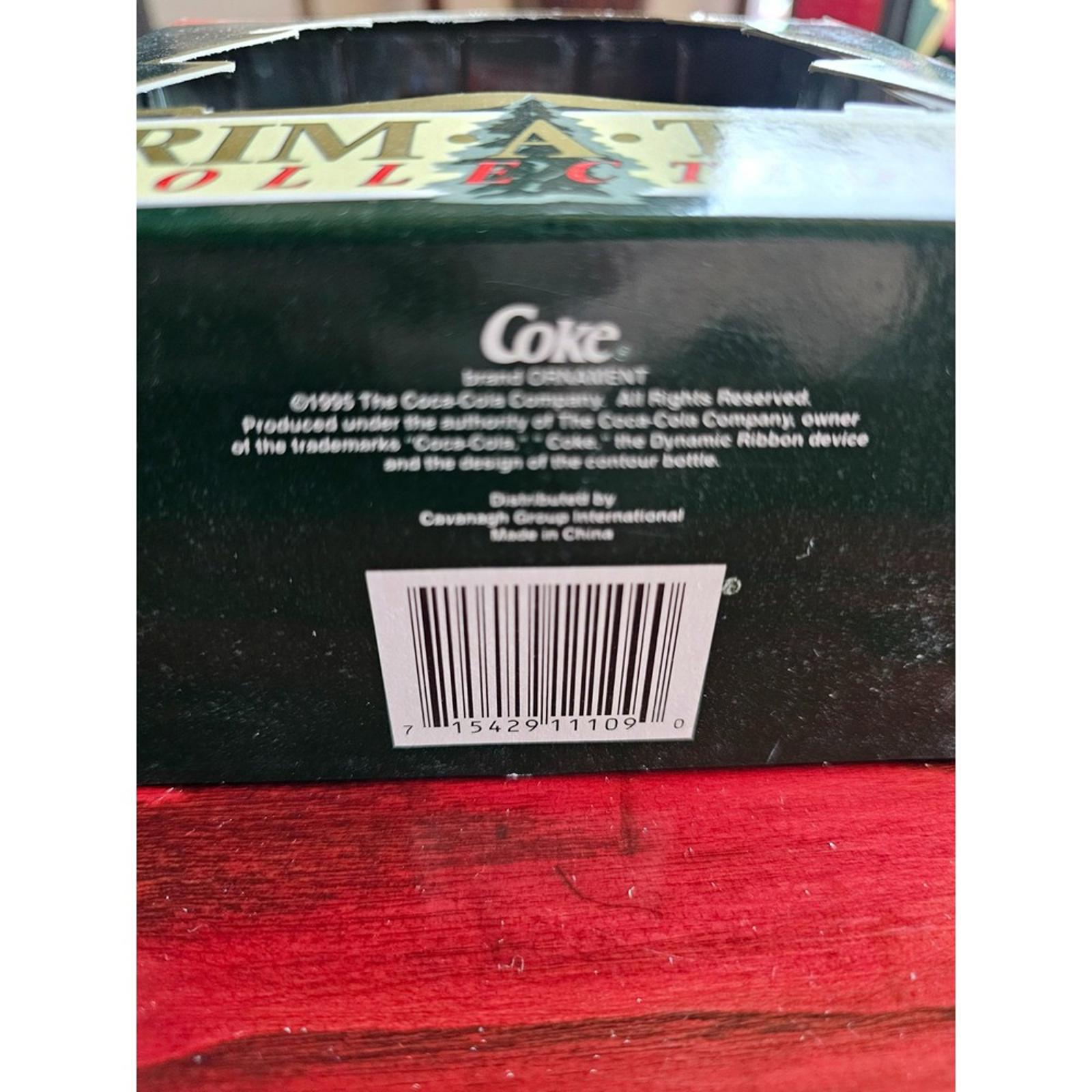 Coca Cola Trim A Tree Ornament 1990 1960 Santa Claus UPC 715429111090