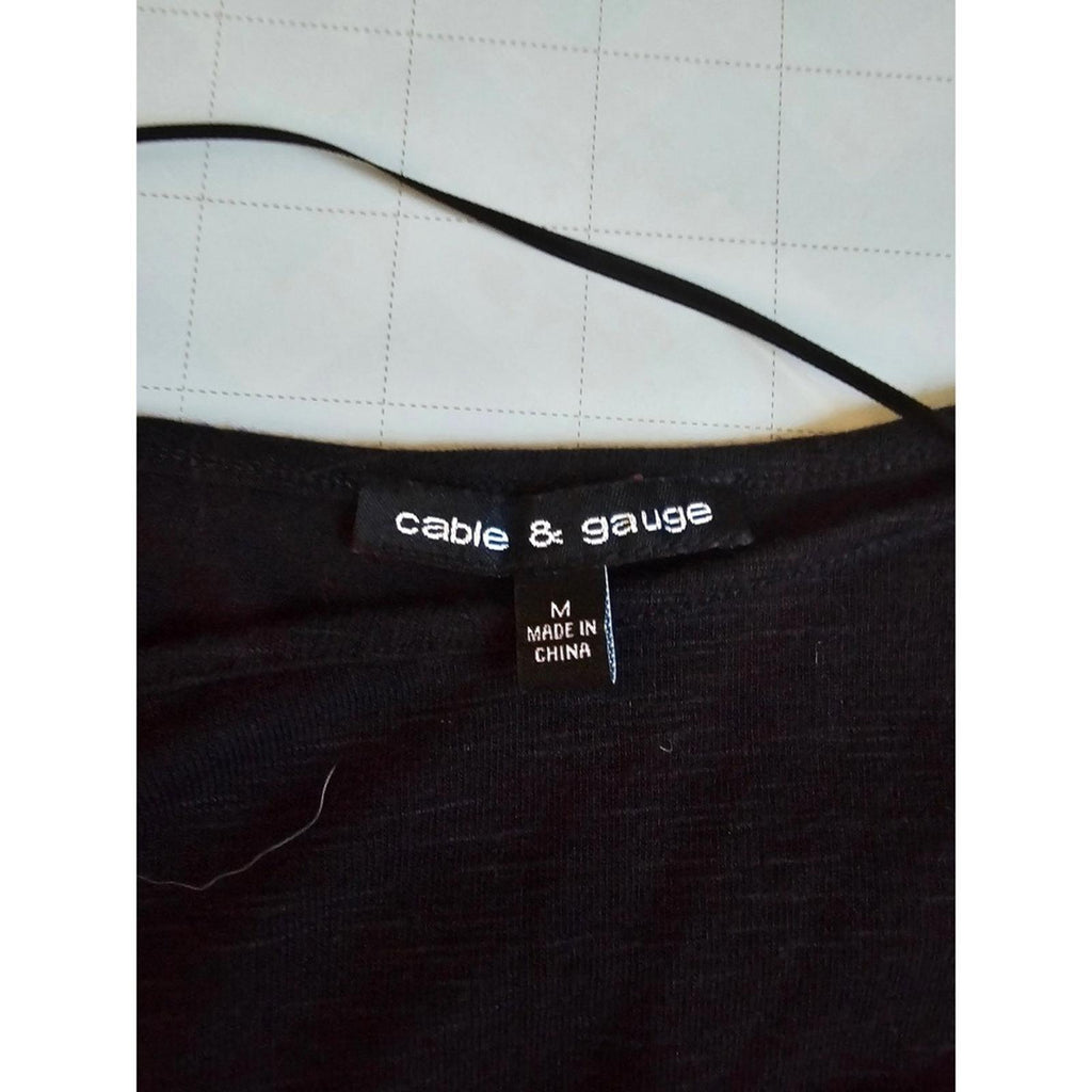 Cable & Gauge Black Tunic Dress - Casual Chic Vibes