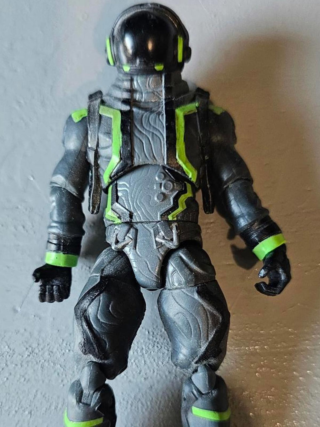 Fortnite Carbide 6" Action Figure – Neon Knight Energy – No Gear