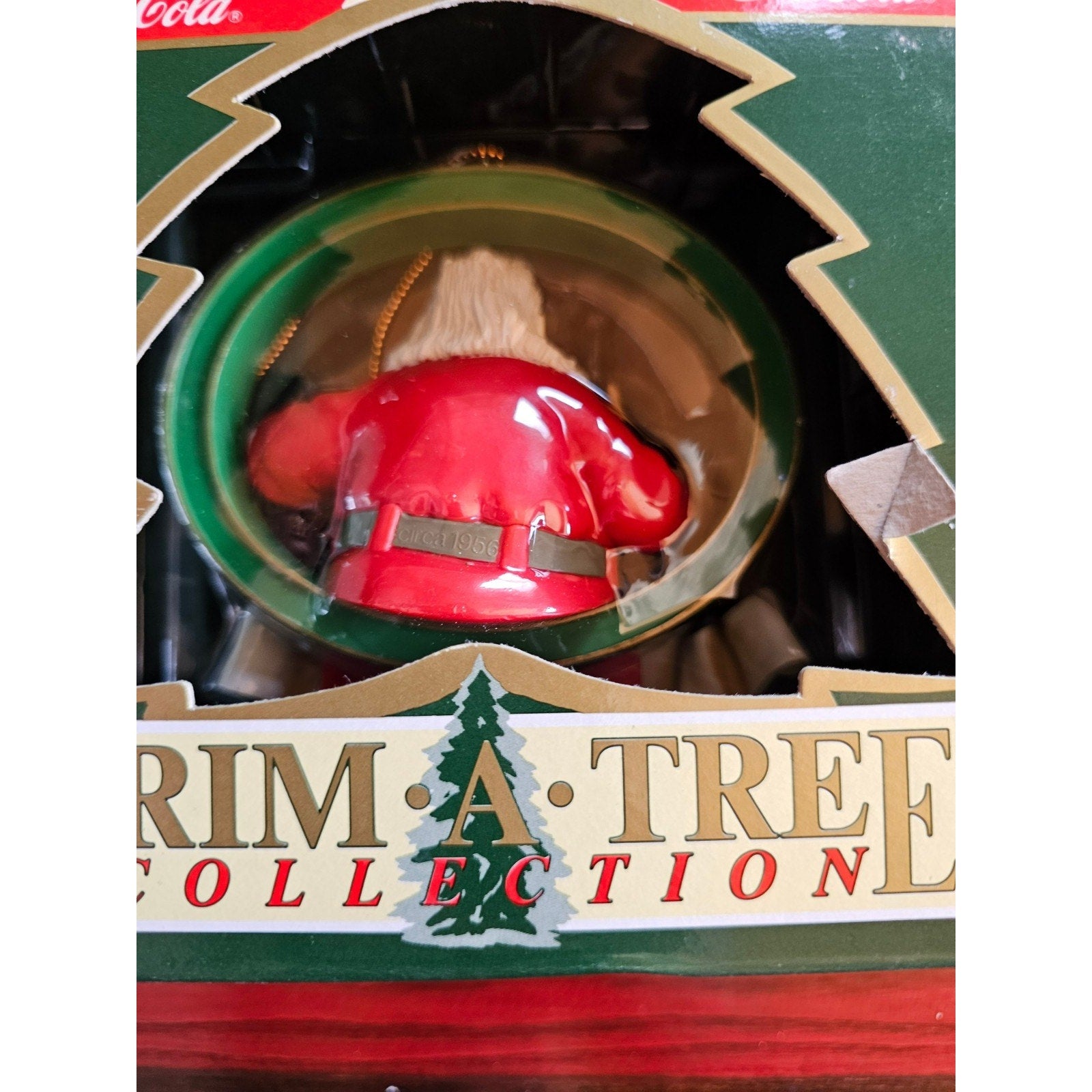 1995 Coca-Cola Trim-A-Tree Ornament – Sparkling Holidays Santa 1956 Illustration