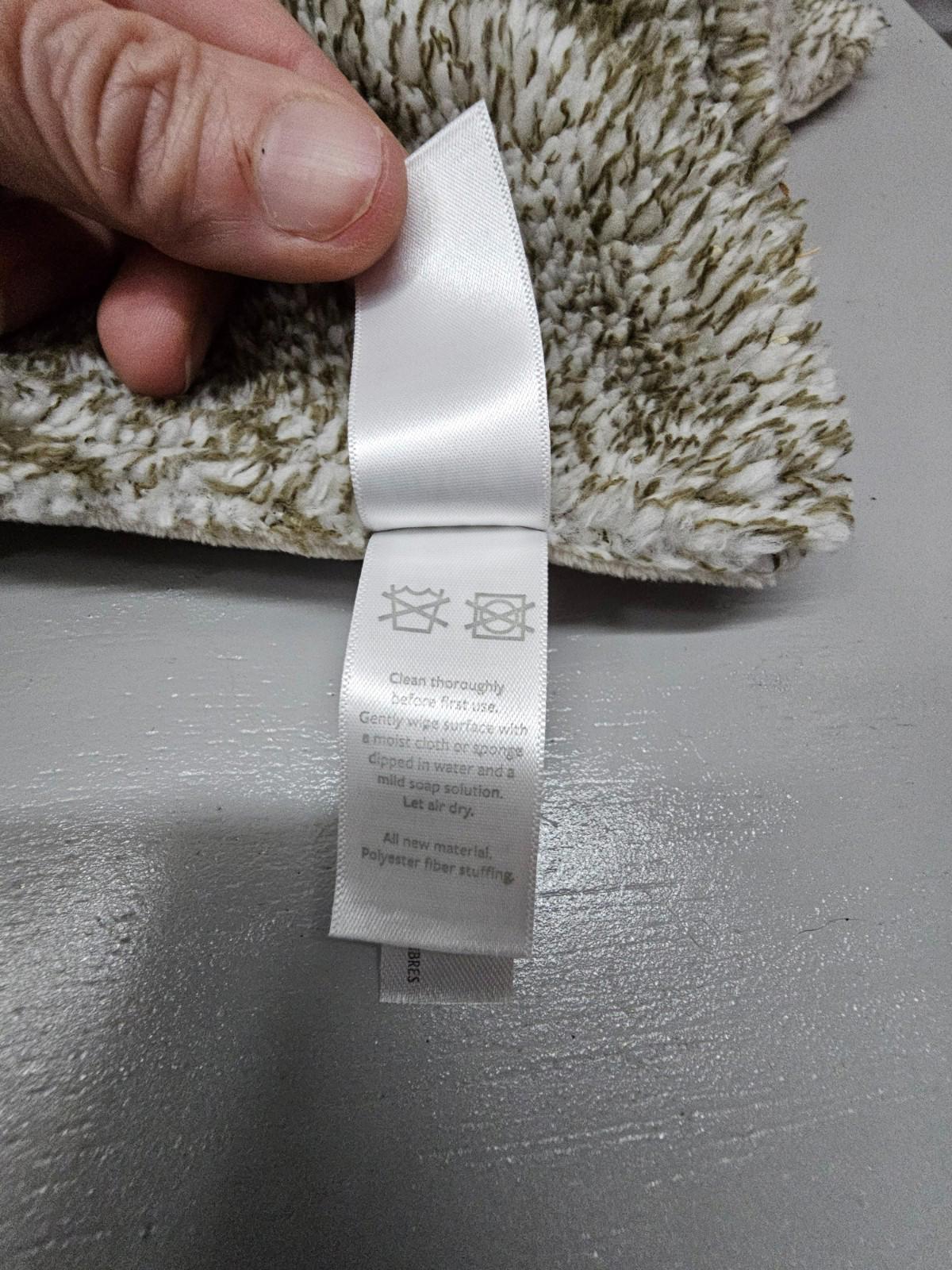 Carters Sloth Security Blanket Plush Baby Lovey Toy Brown And White 14" Stuffed