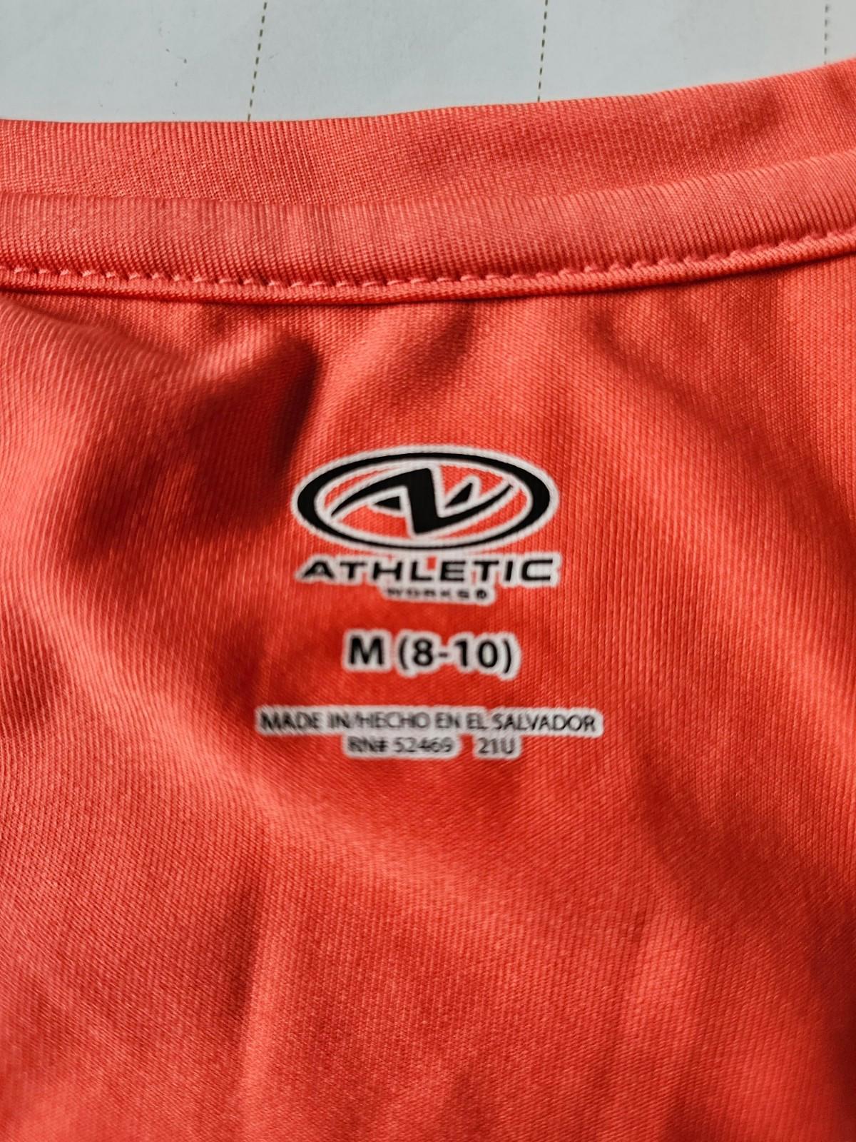 Athletic Works Women’s Racerback Tank Top Coral Orange Size M (8-10) Activewear