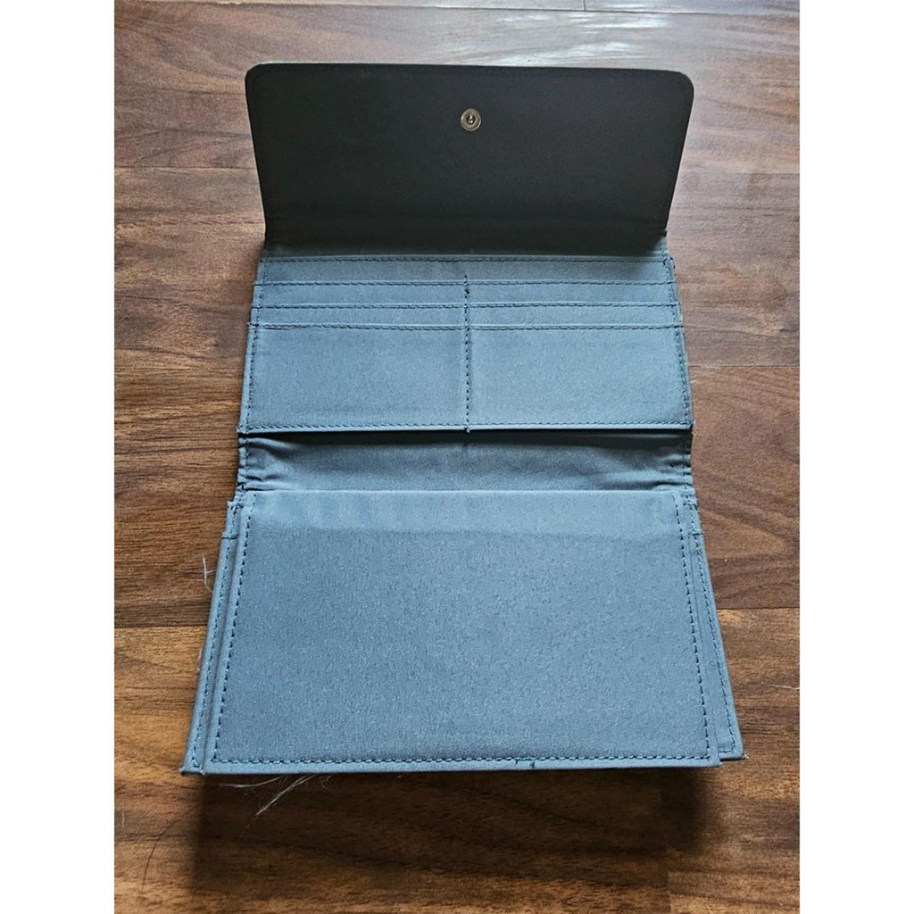 Nicole Miller Blue Snake-Print Wallet - Classy & Sassy!